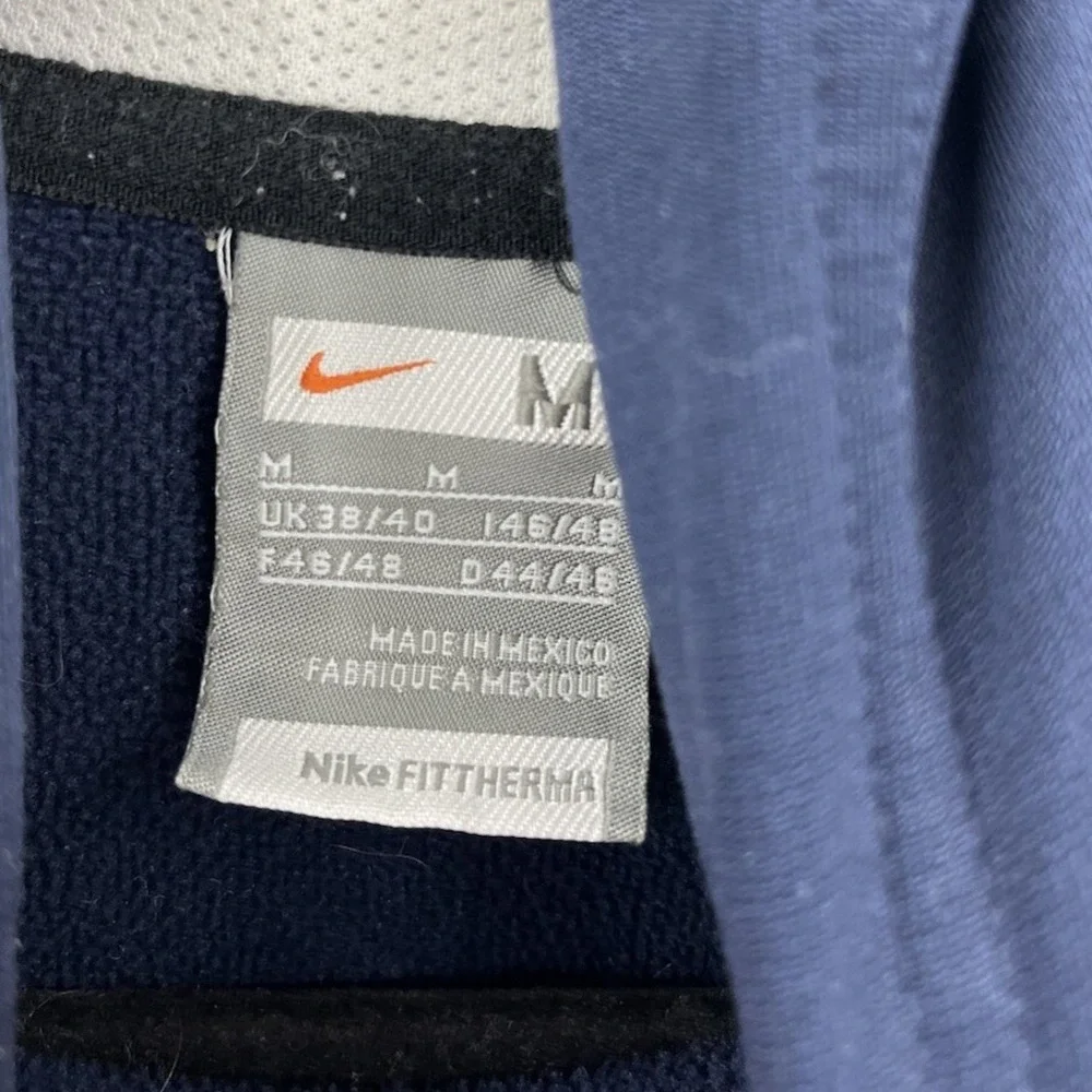 Nike Therma Fit Just Do It Hoodie Sweatshirt Men's Size Medium Navy